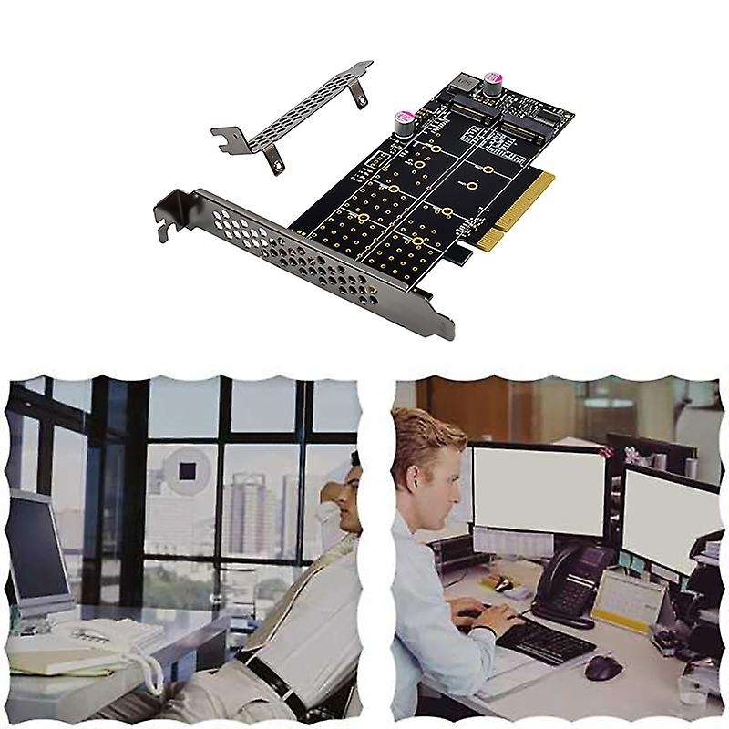 Pci-e X8 Dual Channel M.2 Nvme Ssd Expansion Card M.2 M Interface