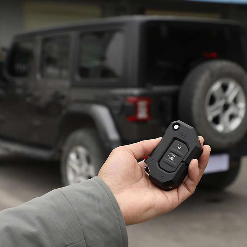Key Fob Case Cover, Key Bag Holder Protection Shell(black)