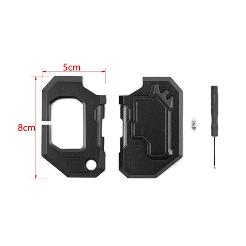 Key Fob Case Cover, Key Bag Holder Protection Shell(black)
