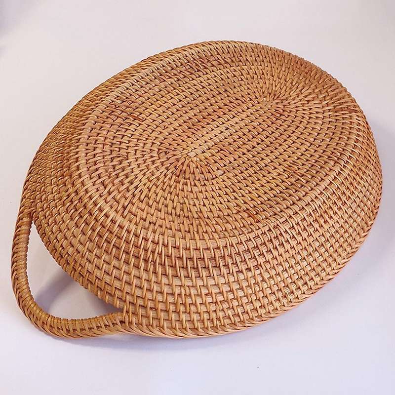 Rattan Fruit Basket Bread Basket Fruit Plate Snack Candy Basket
