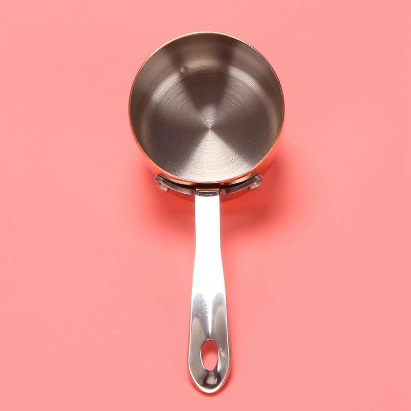 2x Gravy Boats Copper Plated Sauce Cup Milk Cup Copper Pot 3.8cm