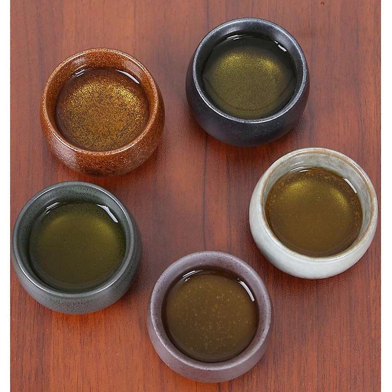 5pcs Ceramic Tea Cup Porcelain Teacup Teaware Kung Fu Tea Set 1