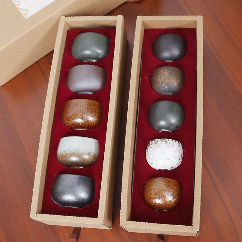 5pcs Ceramic Tea Cup Porcelain Teacup Teaware Kung Fu Tea Set 1