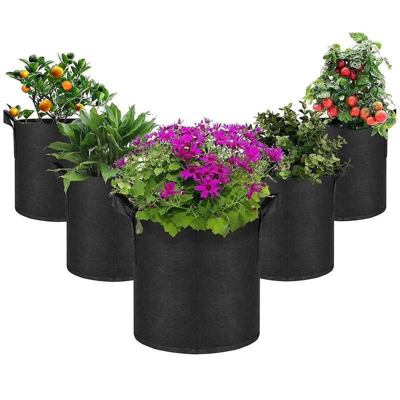 10 Gallons Non-woven Fabric Grow Bags for Tomatoes Seed Plant Growing