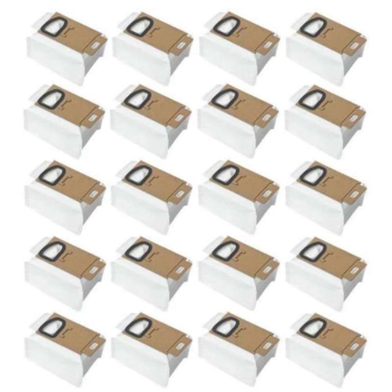 20pcs Dust Bags for Mijia Roborock H6 Scwxcq01rr Sweeping Robot