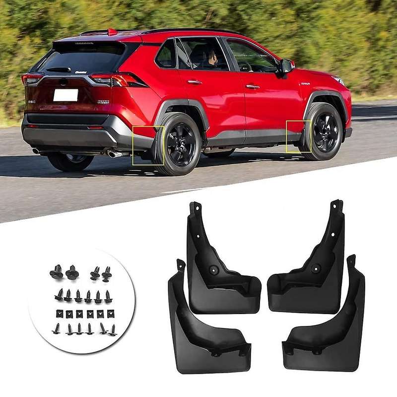 For Toyota Rav4 2019-2022 (4pcs Set) Front and Rear Splash Fenders