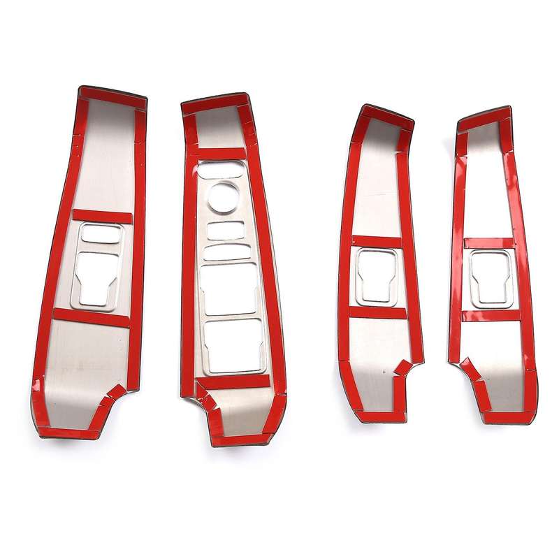 For 2022 Honda Civic 11th Stainless Steel Glass Lift Panel Frame Trim