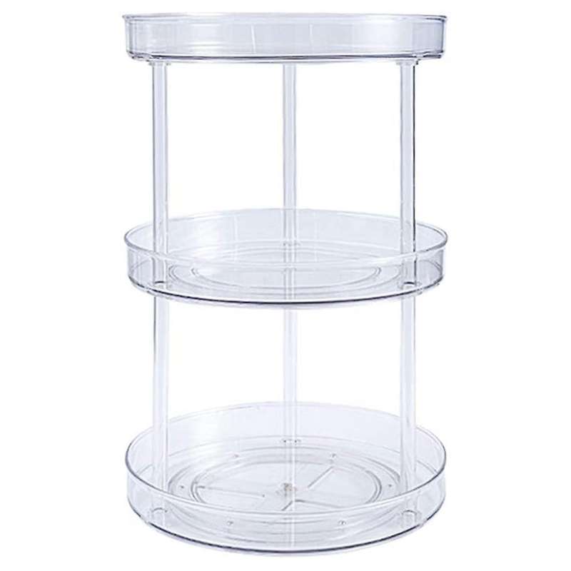 Lazy Susan Organizer Spice Rack for Cabinet for Kitchen Bathroom B