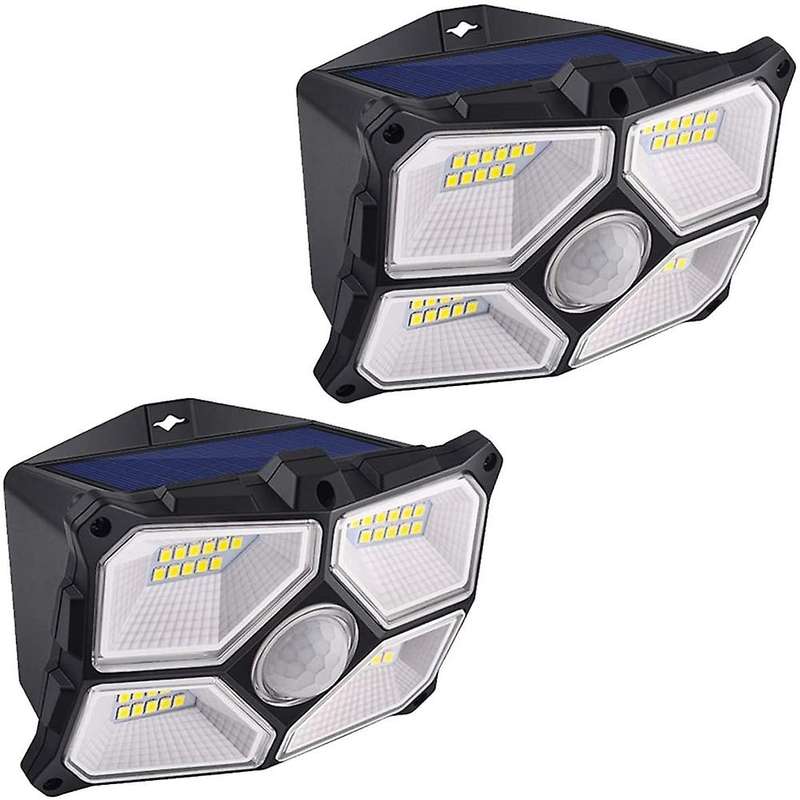 Street Lamp Yard Path Home Garden Solar Power Induction Wall Light