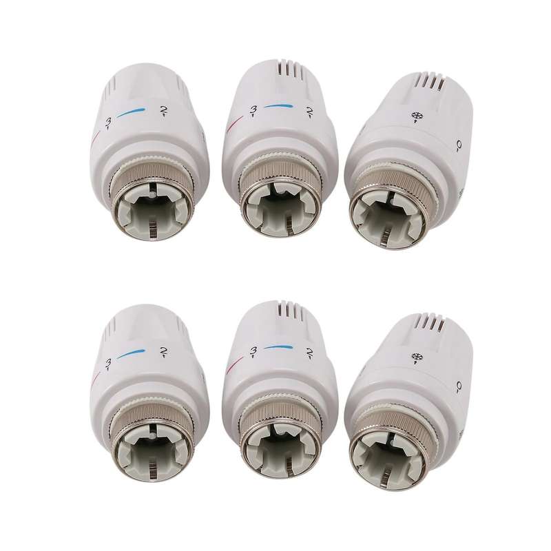 3pcs Thermostat Radiator Valve Trv Thermostatic Head Radiator