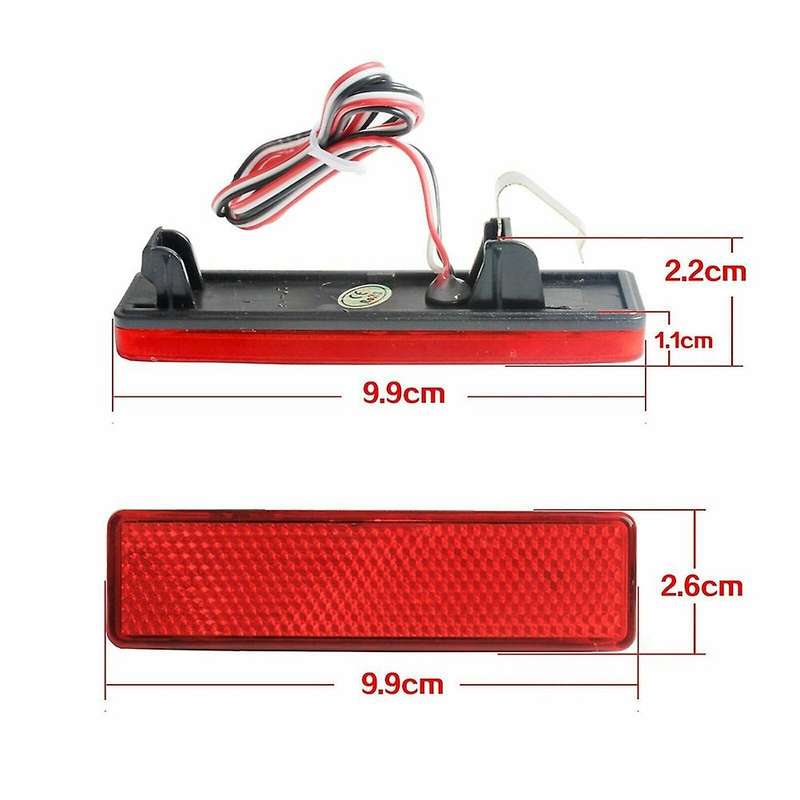 Rear Bumper Light for Renault for Nissan for Opel Vauxhall Red
