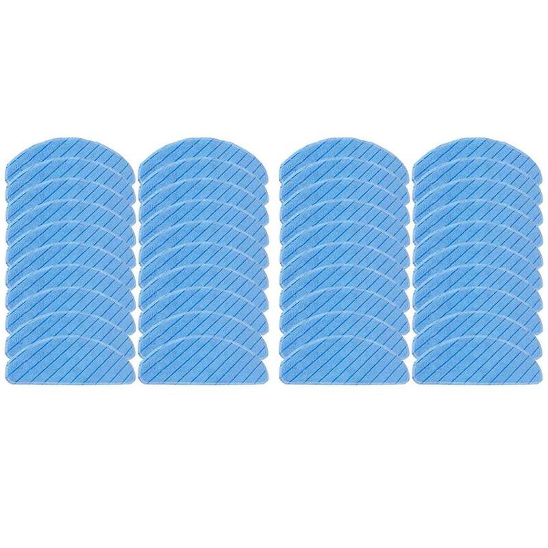40pcs Mop Cloth for Ecovacs Deebot T8 T9 Aivi T9 Model Vacuum Cleaner