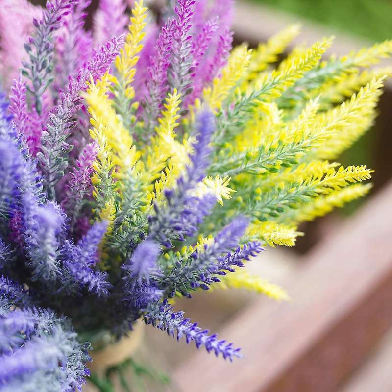 18 Pcs Imitation Lavender, Pastoral Style Decorative Flower