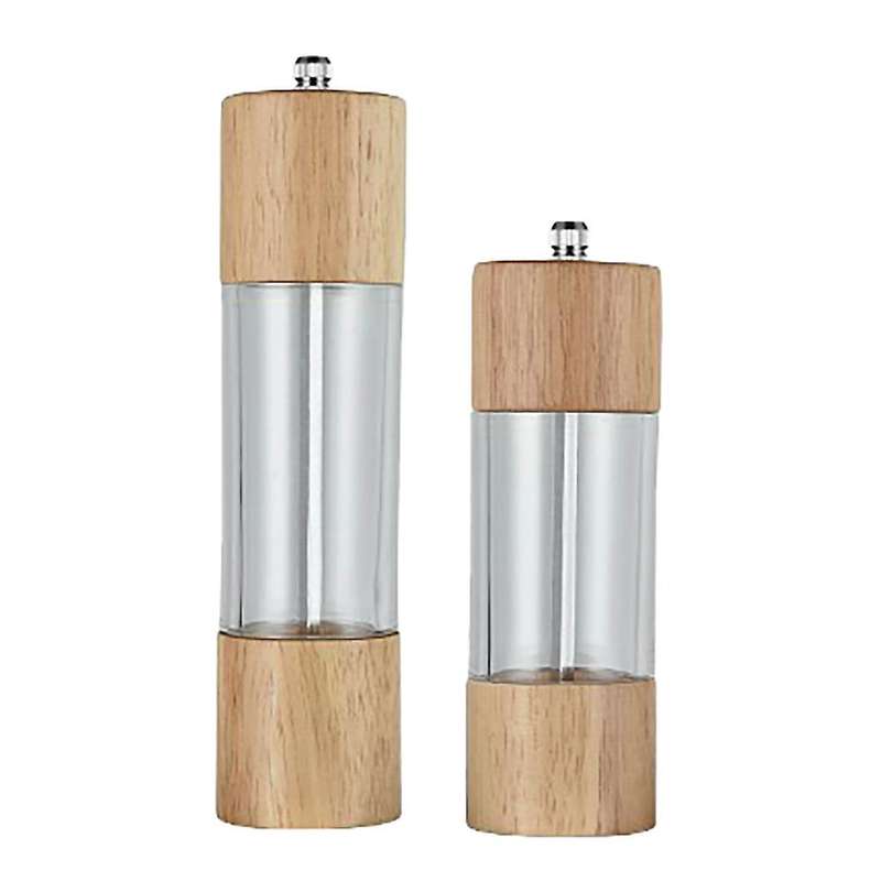 Salt Pepper Grinder Set Wood Pepper Grinder Salt and Pepper Mill