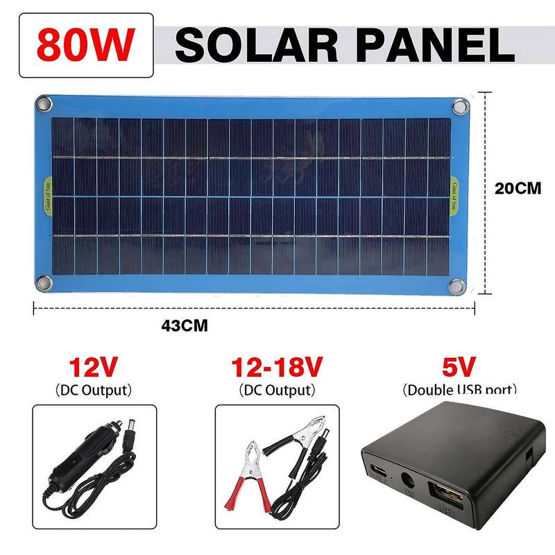 300w 12v Output Solar Cells Monocrystalline for Battery Boat Charger