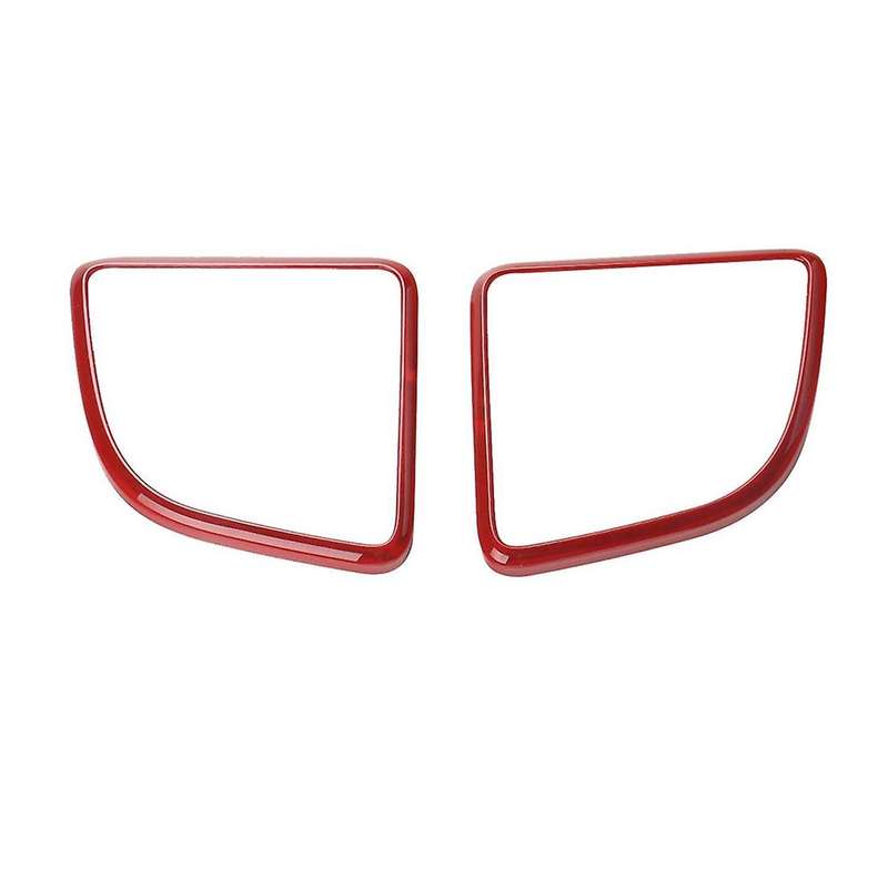 Roof Top Speaker Audio Cover for Jeep Wrangler Jk, Abs Red