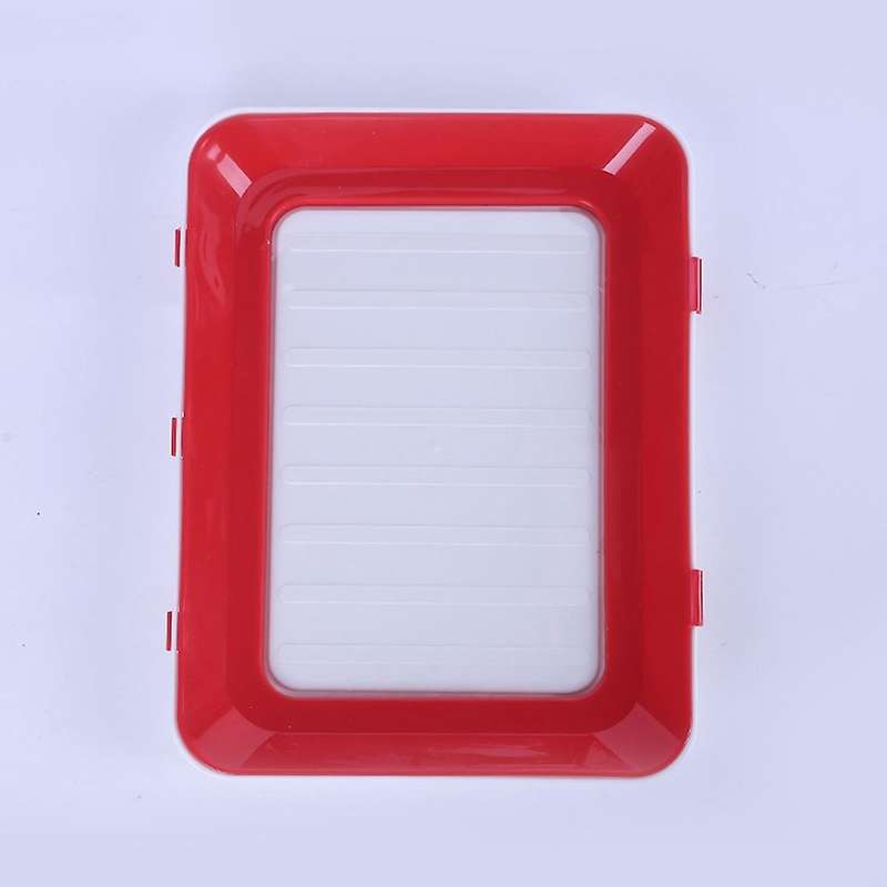 3pc Food Storage Service Plate Kitchen Organizer Plastic Tray