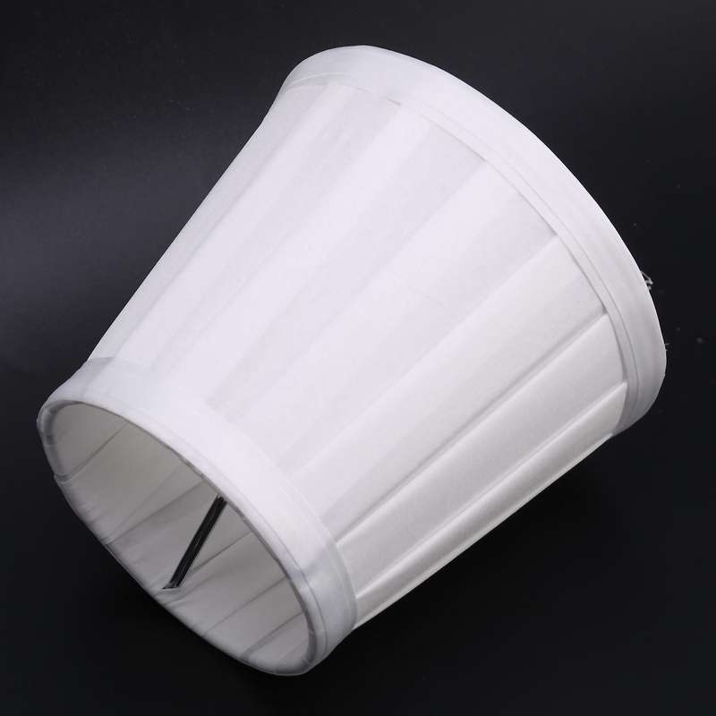 Droplight Wall Lamp Candle Chandelier Shade 6 Pcs Set (solid White)