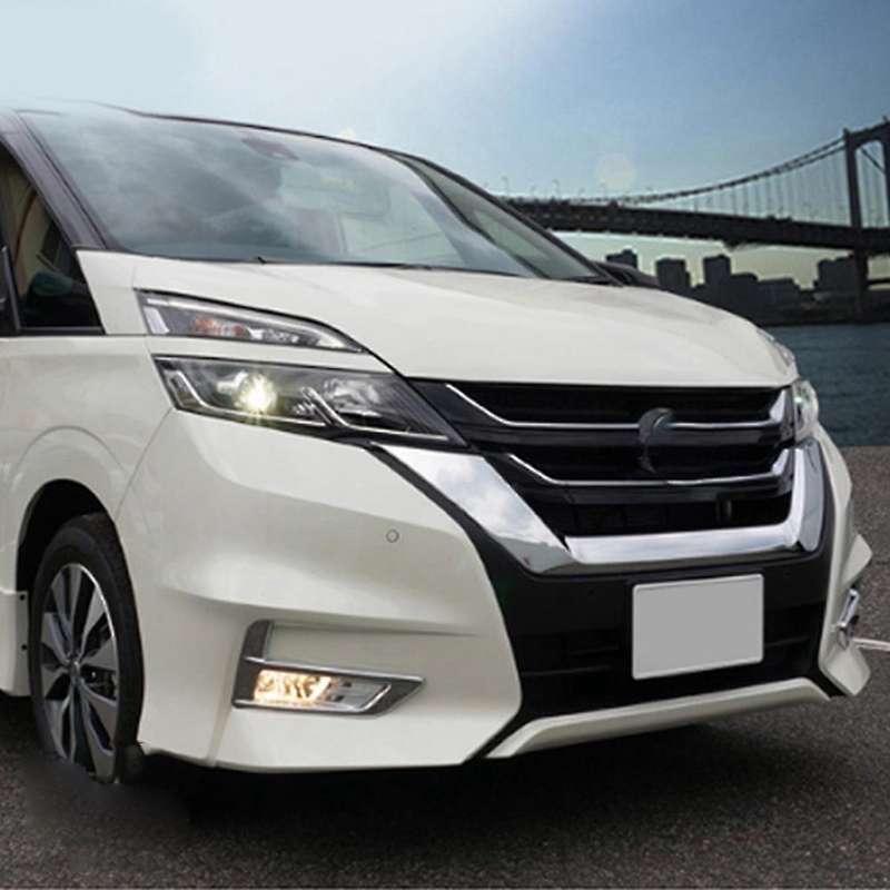 For Nissan Serena C27 2017 2018 2019 Abs Chrome Front Fog Light Lamp
