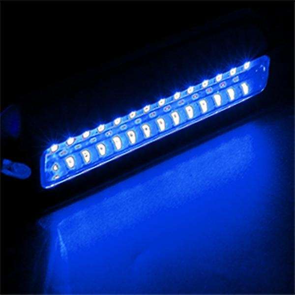 2pcs 42led Boat Drain Light Boat Transom Light Blue