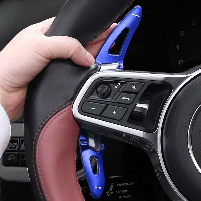Car Steering Wheel Shift Paddle For-porsche Panamera Macan Blue
