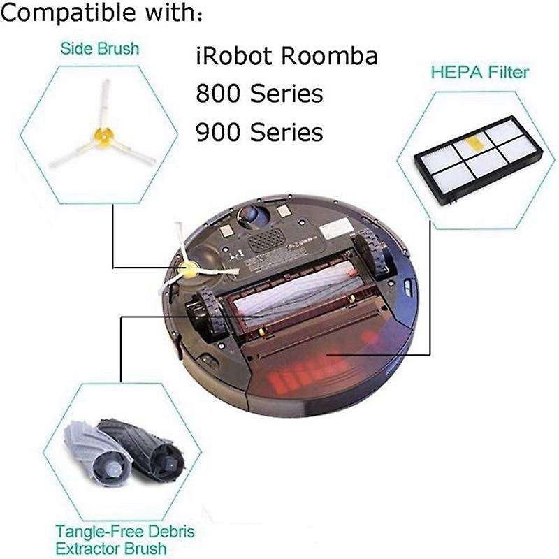 For Irobot Roomba 800 900 Series 860 Main Side Brush Hepa Filter