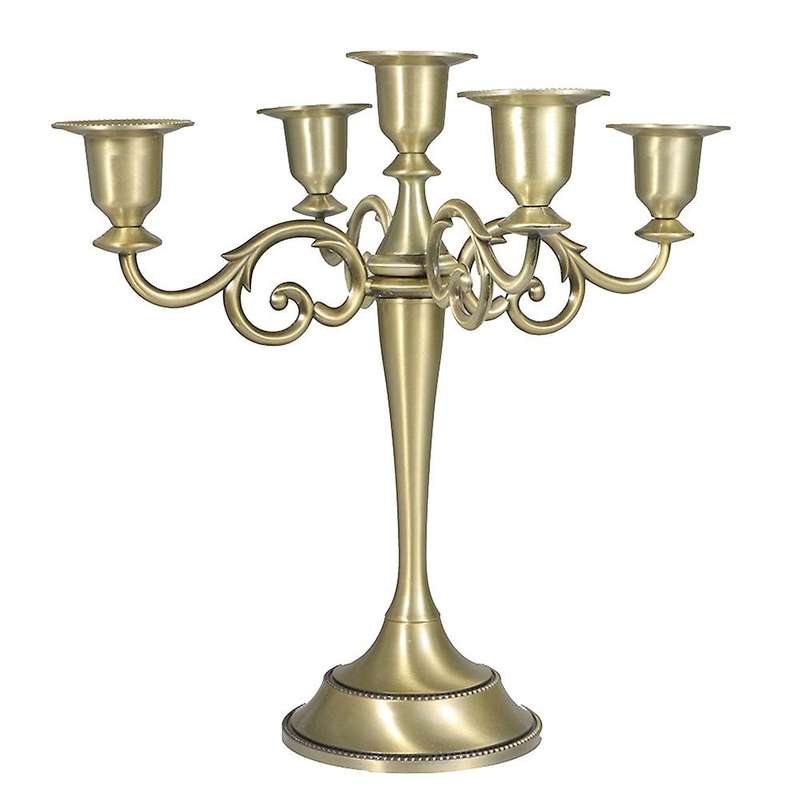 European Decor Candle Holders 3 Arms Candle Holder Rack Metal A