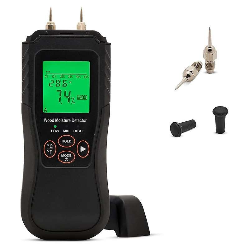 Digital Moisture Sensor, for Wood, Firewood, Brick, Dry Wall, Paper