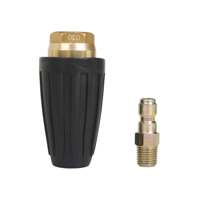 2x Universal Pressure Washer Turbo Nozzle for 1/4 Inch Plug 3000 Psi