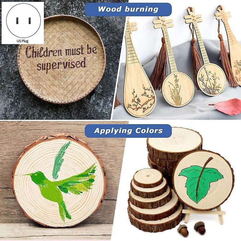 115pcs Wood Burning Kit, Soldering Iron Wood Burning Tool Us Plug