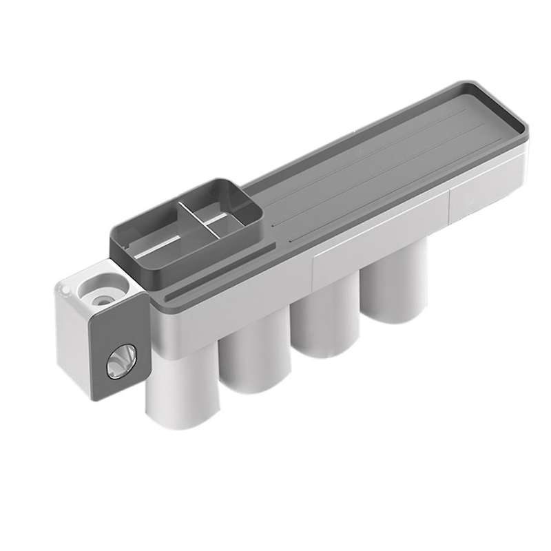 Toothbrush Holder Automatic Toothpaste Squeezer(4 Cup)