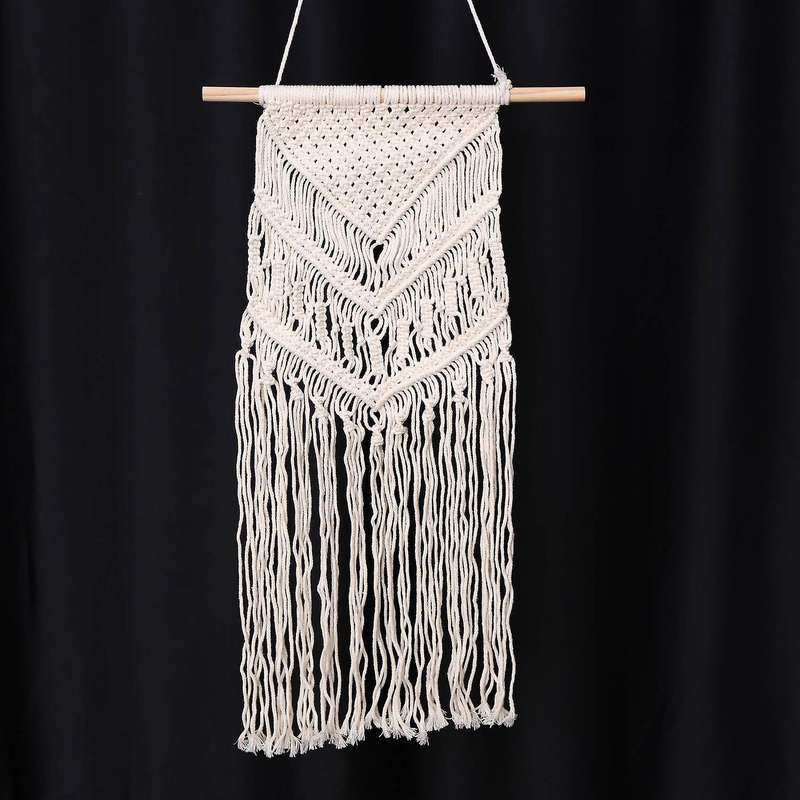 Woven Wall Hanging Bohemian Home Geometric Beautiful Apartment