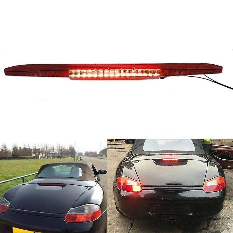 Car Red Led 3rd Third Brake Tail Stop Light Fit For-porsche