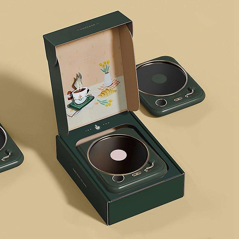 Coffee Cup Heater,constant Temperature Heating Coaster, Green Us Plug