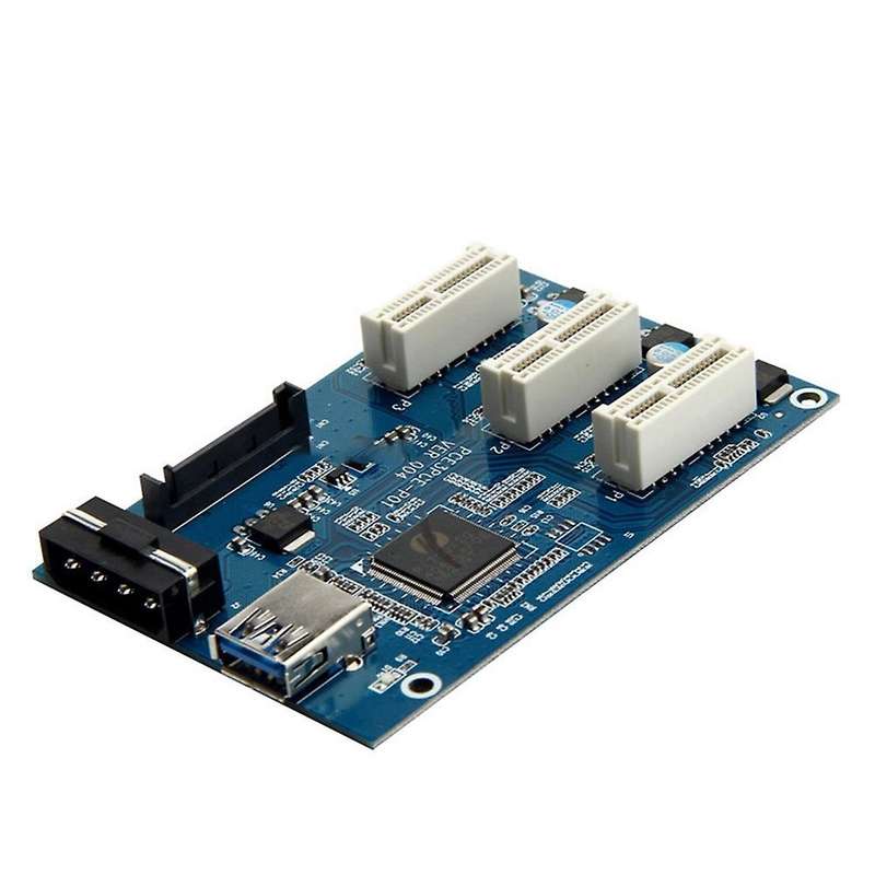 Pci-e to Pci-e Riser Card 36p 1x Interface Expansion Card 1 to 3