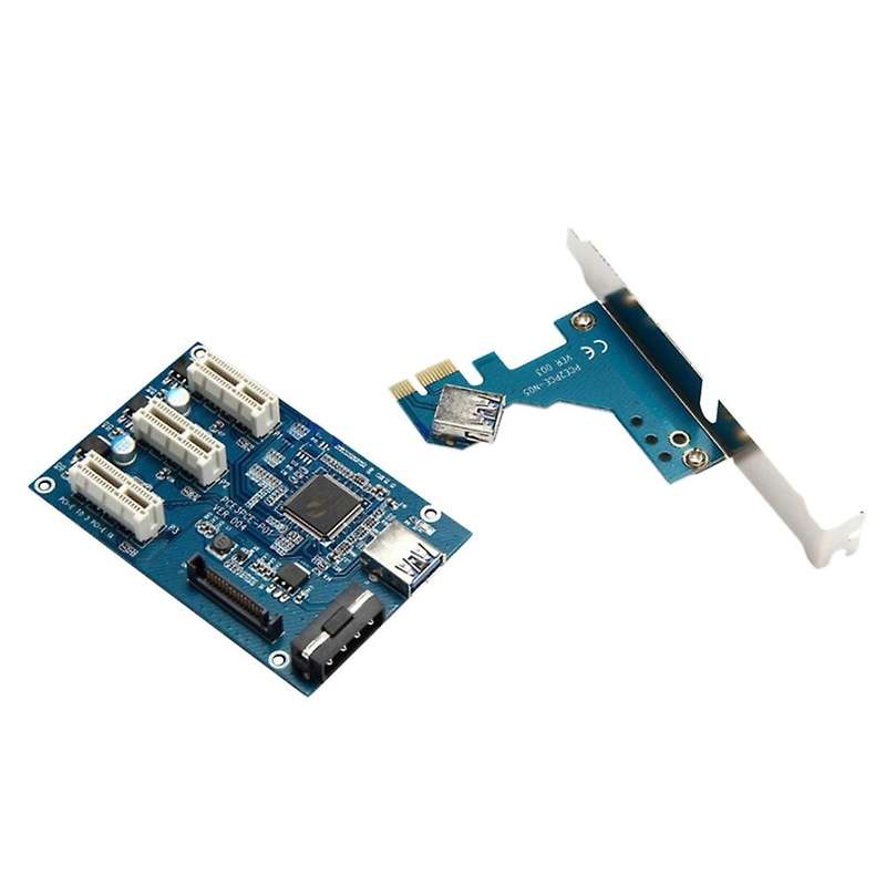 Pci-e to Pci-e Riser Card 36p 1x Interface Expansion Card 1 to 3