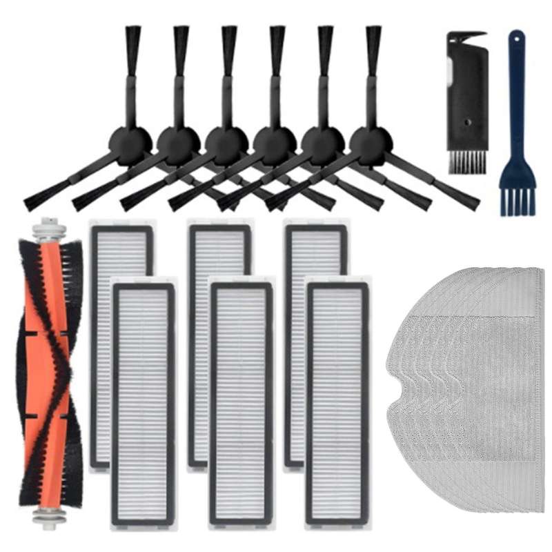 Side Main Brush Mop Cloth Hepa Filter for Xiaomi Dreame Bot L10 Pro