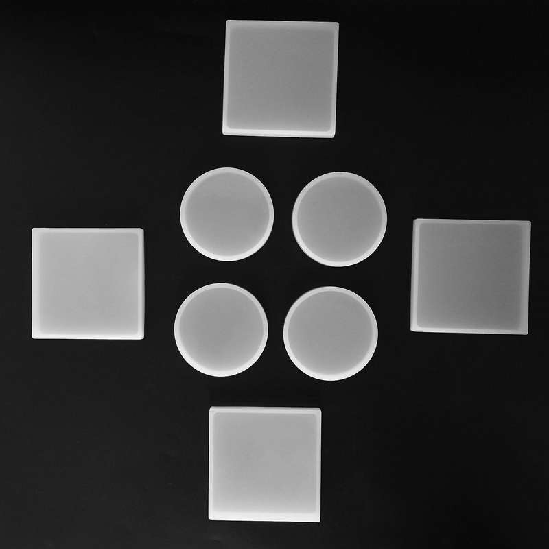 16x Resin Coaster Mould Kit Silicone Coasters for Epoxy Resin Craft