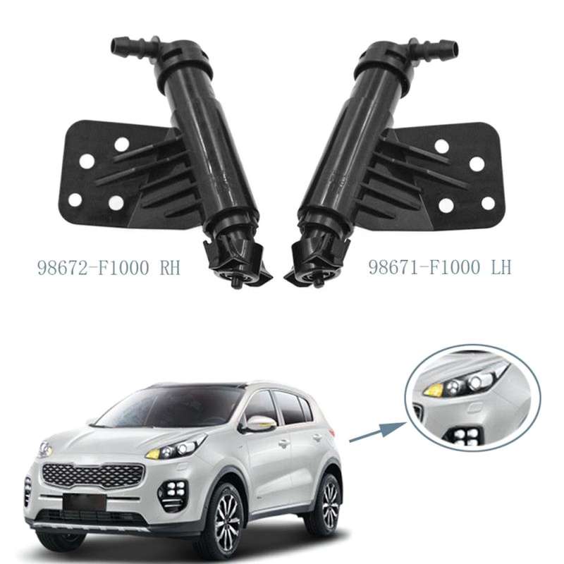 Headlight Washer Nozzle for Kia Sportage Iv Kx5 98671f1000 98672f1000