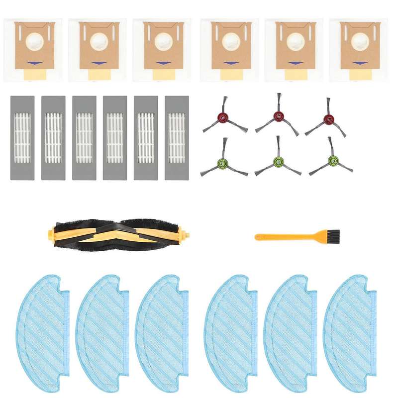 For Ecovacs Deebot Main / Side Brush Bag Filter Parts Replacement