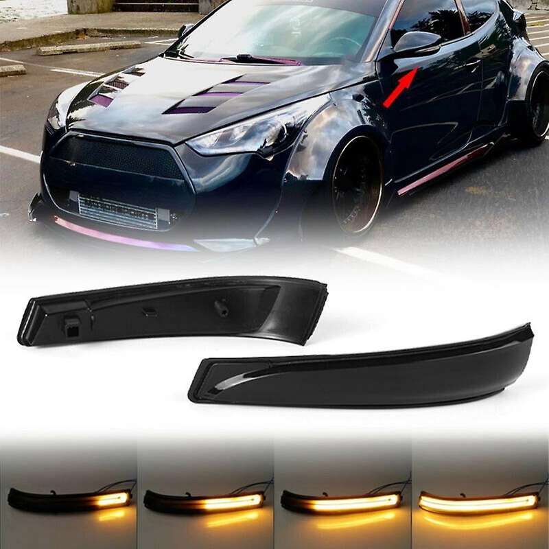 Led Dynamic Side Rearview Mirror Turn Signal Light Indicator Lamp