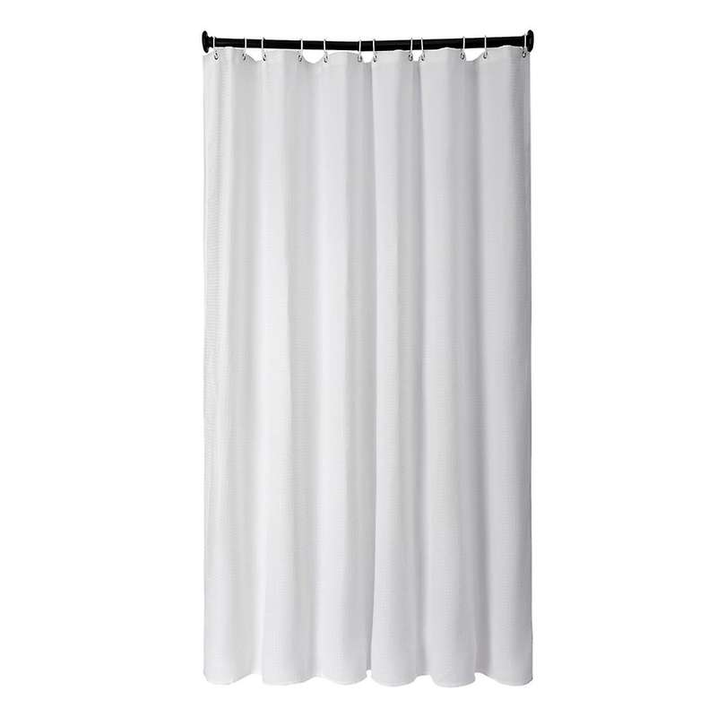 Thick Weave Fabric Shower Curtain 180 X 180cm B