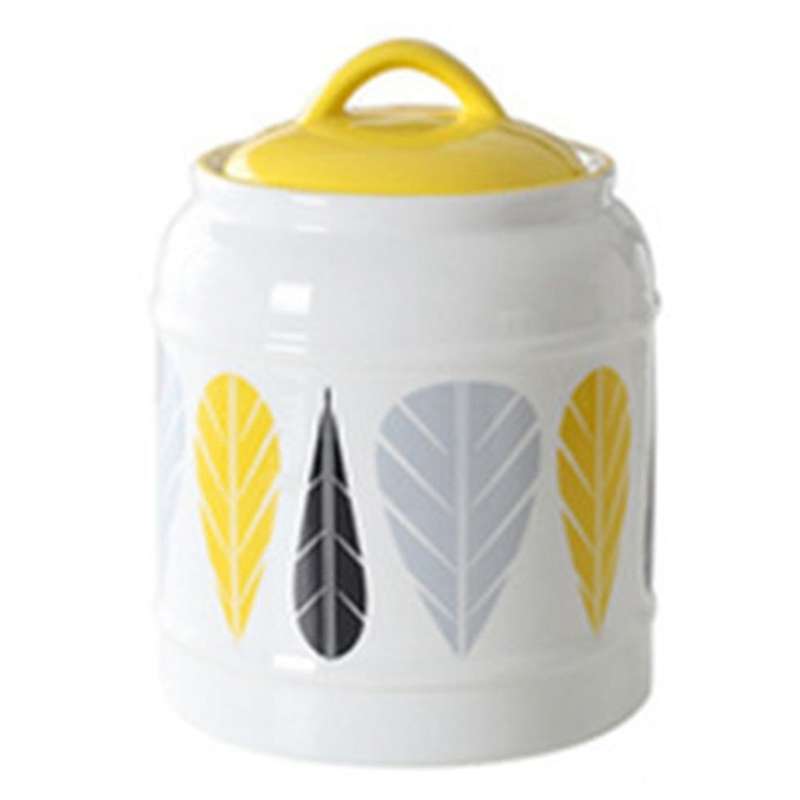 Ceramic Airtight Jar with Lid Large-capacity Household Portable C
