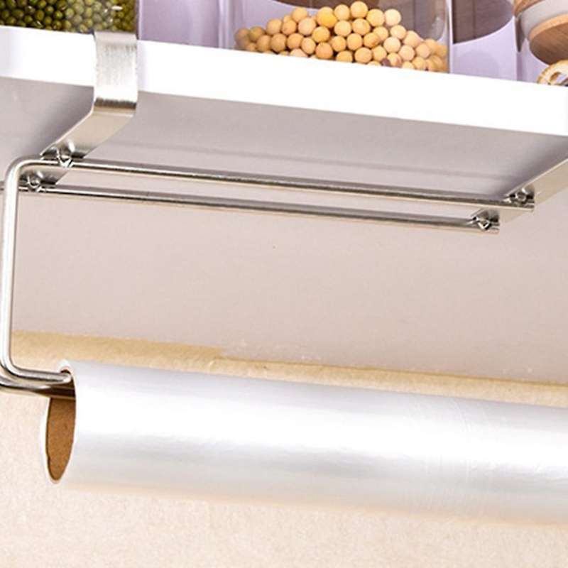 Kitchen Tissue Holder Punch-free Storage Toilet Paper Holder