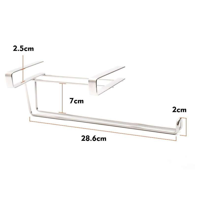 Kitchen Tissue Holder Punch-free Storage Toilet Paper Holder