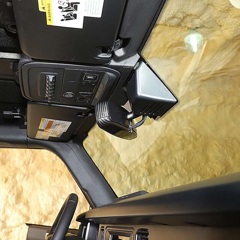 Room Rear View Mirror Trim Cover for Ford Mustang 15-22 Bronco 21-22