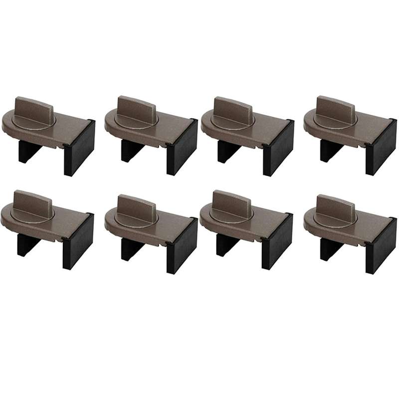 4 Pcs Sliding Sash Stopper Cabinet Locks Straps Window Sliding Lock