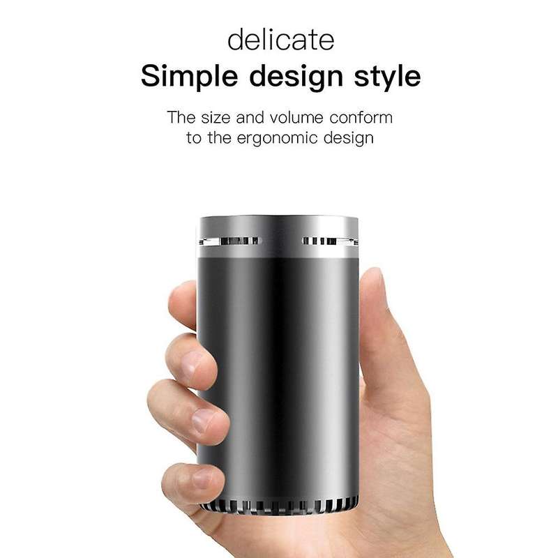 2-in-1 Mini Portable Air Cleaner for Car Home Office Uv Disinfection