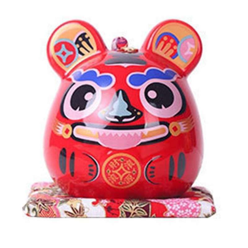 2022 Tiger Ceramic Piggy Bank Money Coin for Bedroom Home Decor B