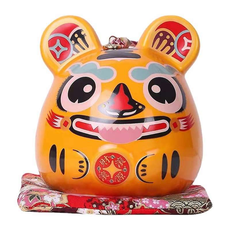 2022 Tiger Ceramic Piggy Bank Money Coin for Bedroom Home Decor A